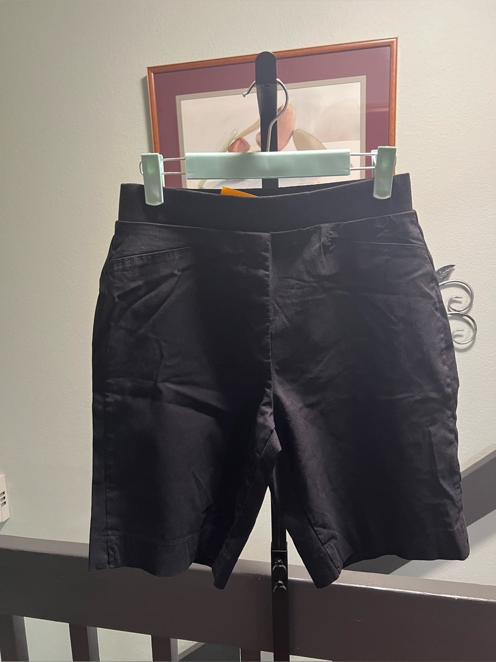 EUC Black Calv Klein Stretch Shorts Size Small #SUM14